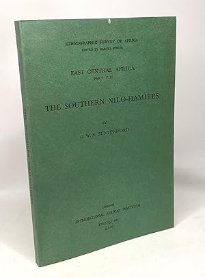 East central africa part VIII - the southern nilo-hamites - ethnographic survey of africa