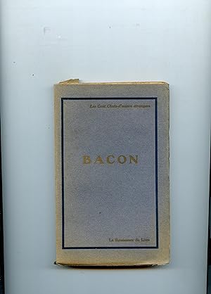 FRANÇOIS BACON . Introduction et Notes par J. Trabucco