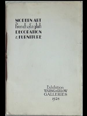 MODERN ART IN FRENCH AND ENGLISH DECORATION - 1928 - WARING AND GILLOW - FOLLOT, CHERMAYEFF