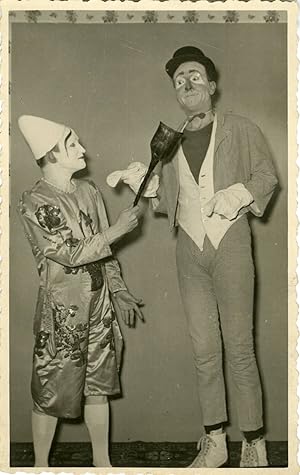 "TOTOR et DUDULE" Photo originale GEVAERT années 40
