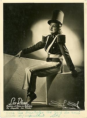 "Lily RÉCHAL (Claquettes sur Pointes)" Photo originale dédicacée aux DUDULE'S (années 40)