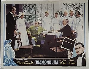 Diamond Jim Lobby Card 1935 Edward Arnold, Jean Arthur