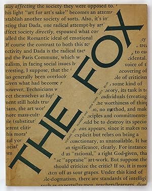 The Fox, Volume One, Number One