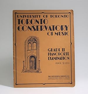 University of Toronto Conservatory of Music Grade II Pianoforte Examination