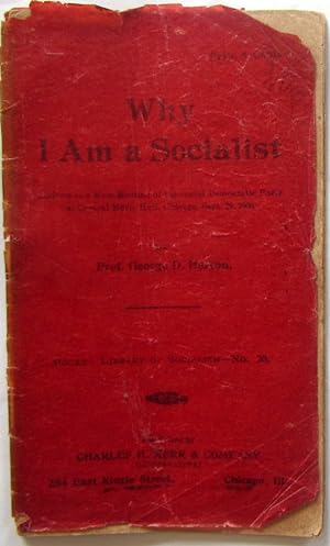 Why I Am a Socialist : Pocket Library of Socialism No 20