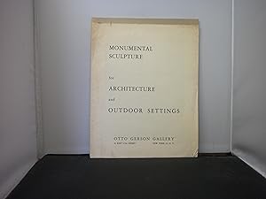 Catalogue of Monumental Sculpture for Architecture and Outdoor Settings