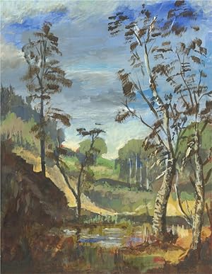 John B. Clough - 1999 Oil, The Forest Lagoon