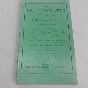 On Dr Muspratt's Discovery of A New Spa at Harrogate - Chloride of Iron Spring