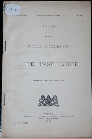 Report on the Royal Commission on Life Insurance