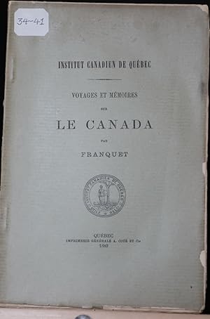 Voyages et mémoires sur le Canada