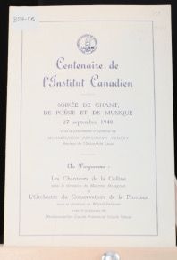 Centenaire de l'Institut canadien