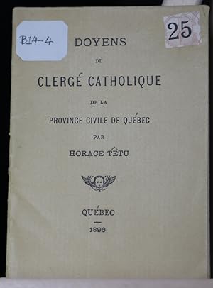 Doyens du clergé catholique de la Province civile de Québec