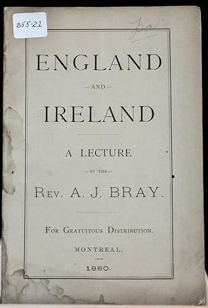 England and Ireland, a lecture
