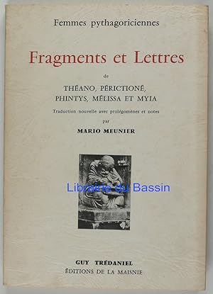 Femmes pythagoriciennes Fragments et lettres