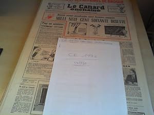 Le Canard enchaine' 1976. Journal satirique paraissant le mercredi. KOMPLETT. No. 2880 - 2931. 7....