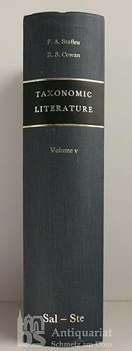 Taxonomic literature. A selective guide to botanical publications and collections with dates, com...