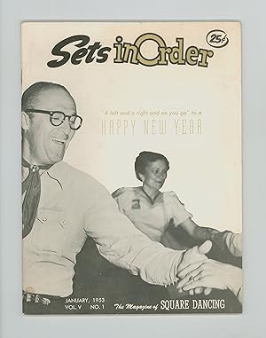 Square Dancing. Sets in Order, Vol. V, No. 1 - January 1953. Square Dance Magazine New Year Issue...