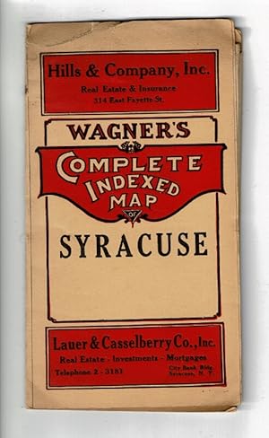 Wagner's complete indexed map of Syracuse and suburbs