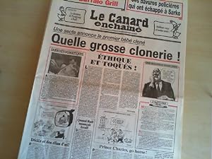 Le Canard enchaine' 2002. Journal satirique paraissant le mercredi. KOMPLETT. No. 4236 - 4288. 2....