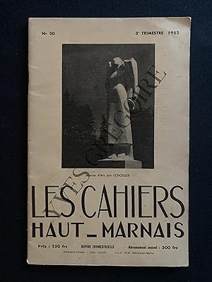LES CAHIERS HAUT-MARNAIS-N°30-3e TRIMESTRE 1952
