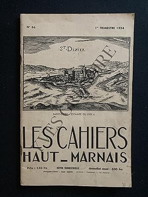 LES CAHIERS HAUT-MARNAIS-N°36-1er TRIMESTRE 1954
