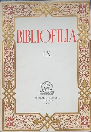 BIBLIOFILIA IX