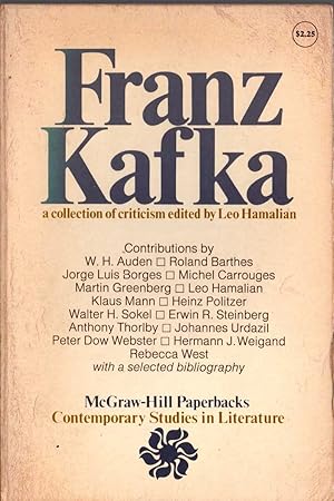 FRANZ KAFKA. a collection of criticism