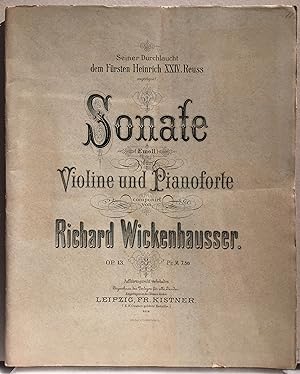 Sonate (E moll) für Violine und Pianoforte. Op. 13