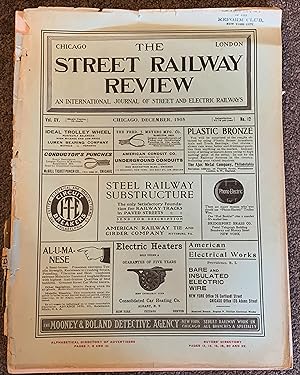 The Street Railway Review; an International Journal of Street and Electric Railways Vol XV, No. 1...