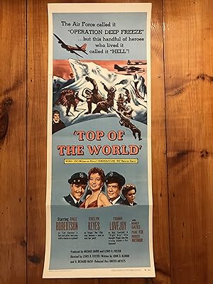 Top of the World Insert 1955 Dale Robertson, Evelyn Keyes