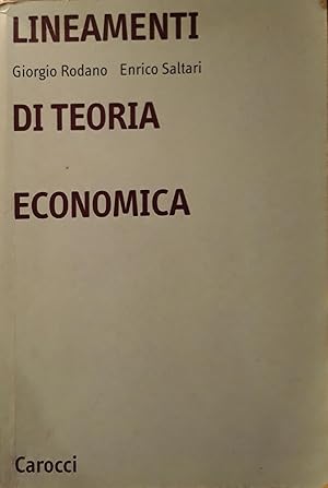 Lineamenti di teoria economica