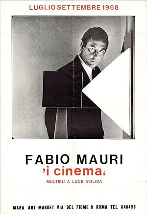 Fabio Mauri I cinema . Multipli a luce solida. Mana Art Market, 1968