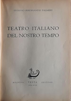 Teatro italiano del nostro tempo