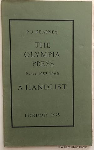 The Olympia Press (Paris: 1953-1965) A Handlist