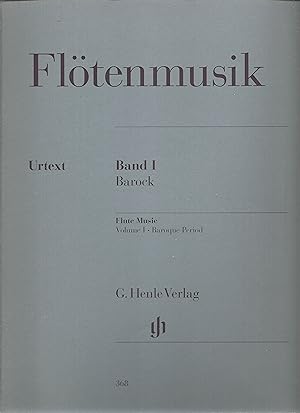 Flotenmusik Band I Barock / Flute Music Volume I Baroque Period