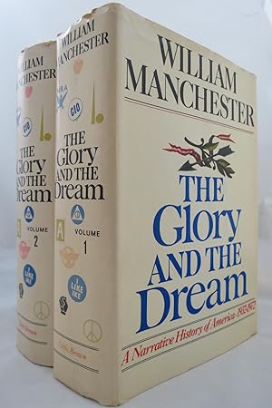 THE GLORY AND THE DREAM, A NARRATIVE HISTORY OF AMERICA 1932-1972 (2 VOLUME SET) (DJ is protected...