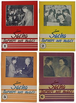 SACHA TURNIRI NN MACI - set of 4 issues: N. 1 - 2 - 5 - 6 (language: Latvian):