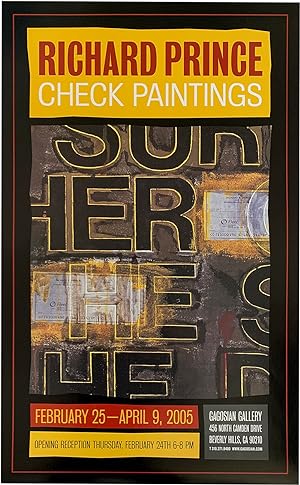Richard Prince: Check Paintings (poster)