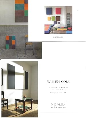 Willem Cole - a collection of 9 announcements & documents