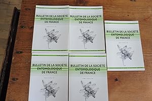 Bulletin De La Société Entomologique De France Volume 103 Année 1998 Complète