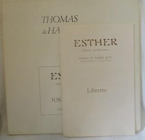 ESTHER: Opera in Three Acts