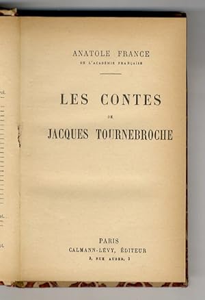 Les Contes de Jacques Tournebroche - Sous l'invocation de Clio.
