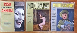 3 issues of Popular Photography Annuals - published by the Ziff-Davis Publishing Company of New Y...