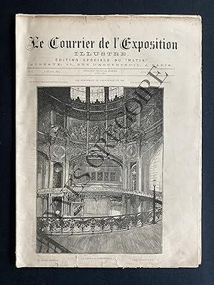 LE COURRIER DE L'EXPOSITION ILLUSTRE-EDITION SPECIALE DU MATIN-N°9-2 JUIN 1889