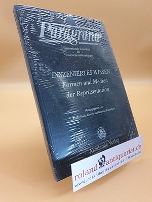 Inszeniertes Wissen (Paragrana / Beiheft, Band 3)