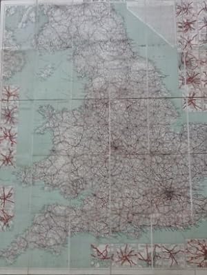 Geographia road map of England and Wales.