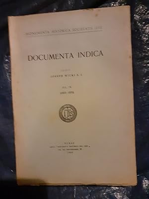 Documenta Indica IX (1573-1575)