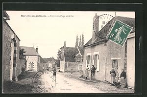 Carte postale Barville-en-Gatinais, Entrée du Pays, côté Est