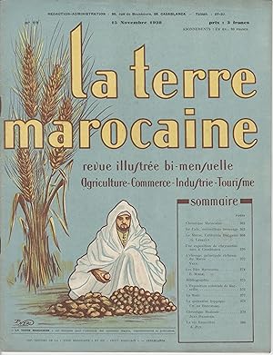 "LA TERRE MAROCAINE" N°19 du 15/11/1928 / couverture illustrée par P. NÉRI