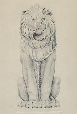 Panthera Leo Victorian 1877 Lion Cat Painting Museum Exhibit Postcard